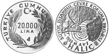 20000 Lira 1988