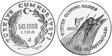 50000 Lira 1990
