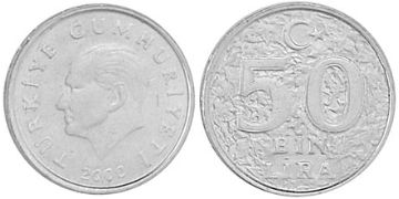 50000 Lira 1996-2000