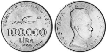 100000 Lira 1999-2000