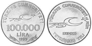 100000 Lira 1999-2000