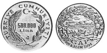 500000 Lira 1994