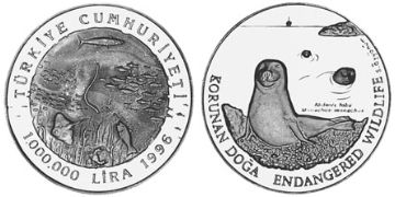 1000000 Lira 1996