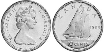 10 Centů 1965-1966
