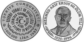 1000000 Lira 1997