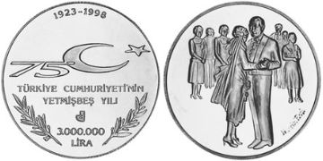 3000000 Lira 1998
