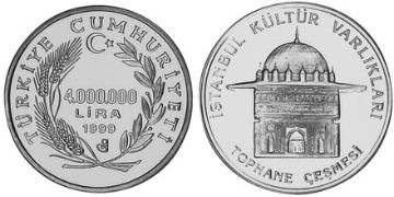 4000000 Lira 1999