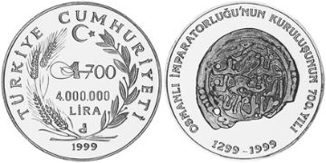 4000000 Lira 1999