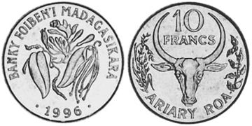 10 Francs 1996