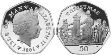 50 Pence 2001