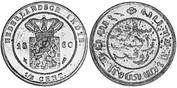 1/2 Cent 1855-1909