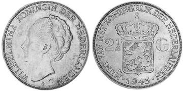 2-1/2 Gulden 1943