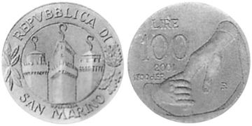 100 Lire 2001