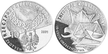 10 Zlotych 2001