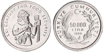 50000 Lira 1999