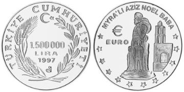 1500000 Lira 1997
