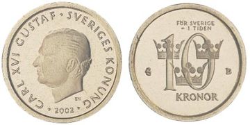 10 Kronor 2001-2009