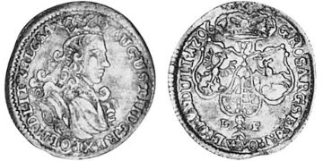 6 Groszy 1706-1707
