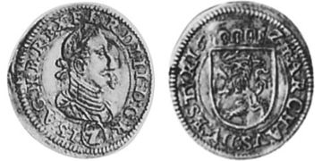 2 Krejcary 1624-1627