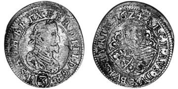 3 Krejcary 1624-1626