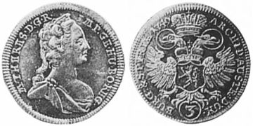 3 Krejcary 1749-1750