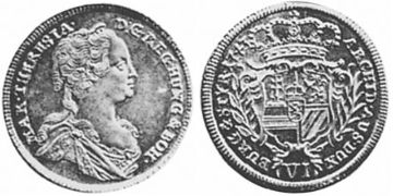 6 Krejcarů 1743-1745