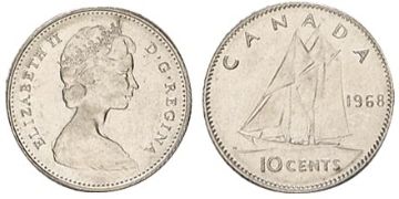 10 Centů 1968-1969