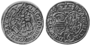 6 Krejcarů 1687