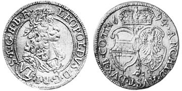 6 Krejcarů 1694