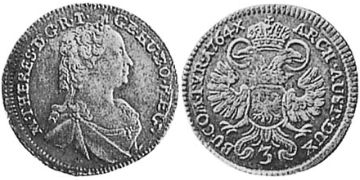 3 Krejcary 1752-1765