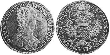 7 Krejcarů 1752-1763