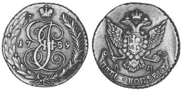 5 Kopeks 1789-1796
