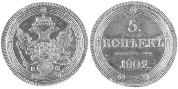5 Kopeks 1802-1810