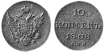 10 Kopeks 1808-1810