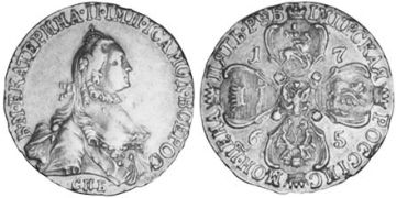 5 Roubles 1764-1765