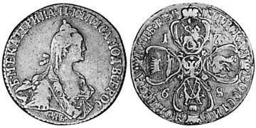 5 Roubles 1766-1777