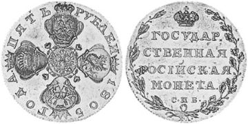 5 Roubles 1802-1805