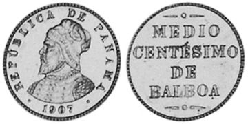 1/2 Centesimo 1907