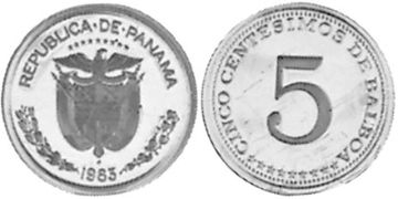 5 Centesimos 1983-1985
