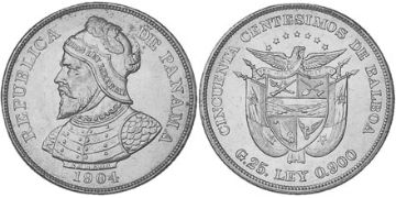 50 Centesimos 1904-1905