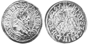 3 Krejcary 1624-1637