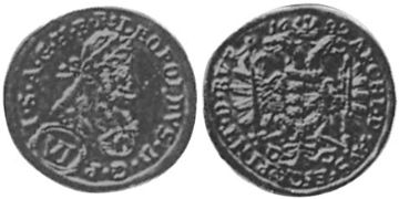 6 Krejcarů 1680-1682