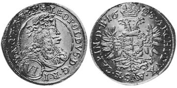 6 Krejcarů 1683-1690