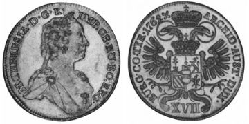 17 Krejcarů 1750-1765