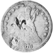 1/4 Dollar 1884