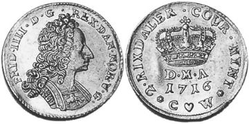 Dukát Courant 1714-1716