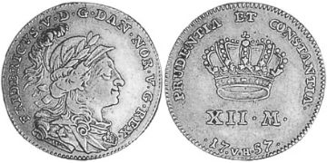 12 Mark 1757-1758