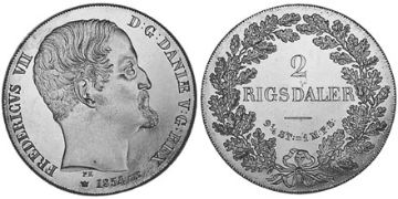 2 Rigsdaler 1854-1855
