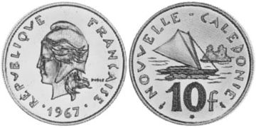 10 Francs 1967-1970