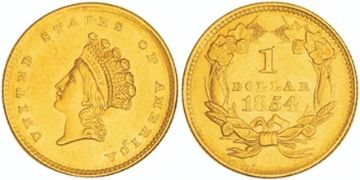 Dollar 1854-1856